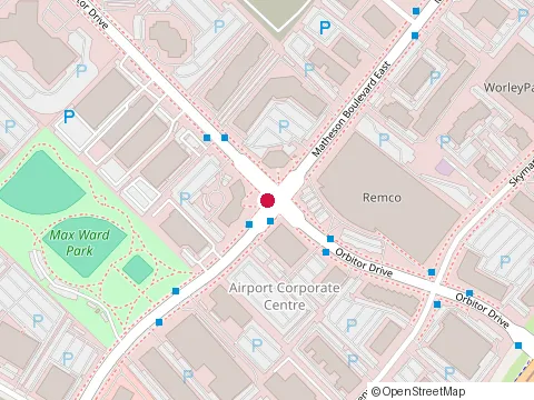 Location of A&N Accounting Services Inc. at 2560 Matheson Blvd E, Mississauga