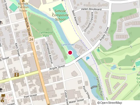 Location of Aeiia Inc. at 50 Redbud Crescent, Simcoe