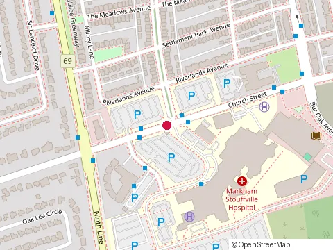Location of Alh Dental Hygiene Clinic at 377 Church St Suite 104, Markham