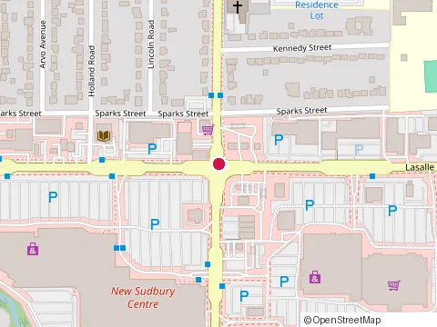 Location of Allan Delsaut at 1612 Lasalle Boulevard, Greater Sudbury