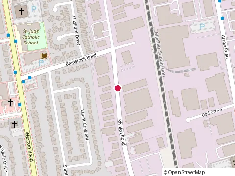Location of Aluminum Railing Technologies Ltd at 66 Rivalda Rd, North York