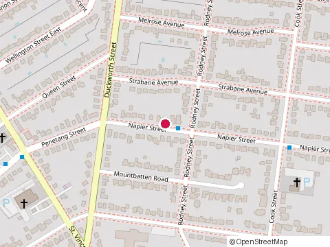 Location of Amica Little Lake at 70 Lakeside Ter, Barrie