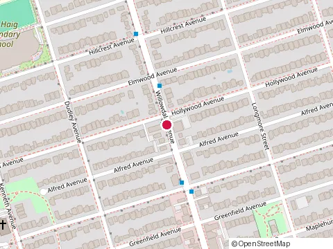 Location of Amir Akbari Real Estate Broker at 183 Willowdale Ave, North York