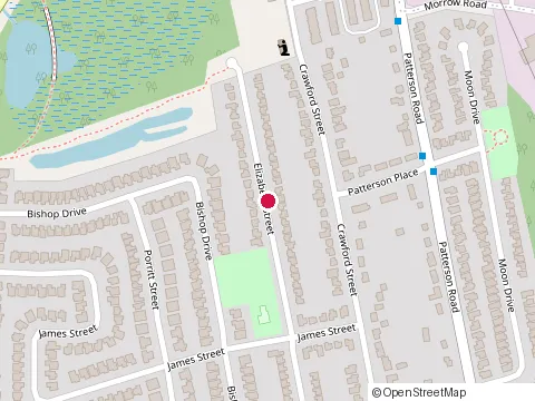 Location of Ashley Homestore at 30 North Village Way, Barrie