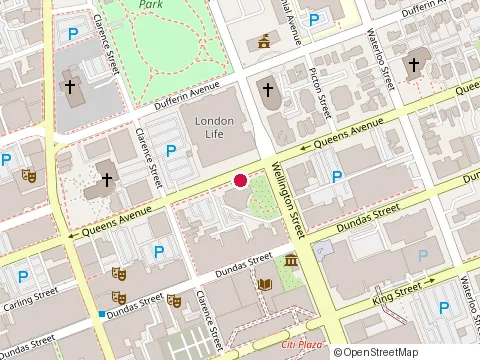 Location of Aviva Insurance Inc at 1500-255 Queens Ave, London