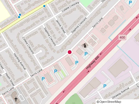 Location of Baker Don Dr at 85 Ferris Lane, Barrie