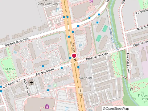 Location of Beaver Accounting Services at 9555 Yonge Street, Richmond Hill
