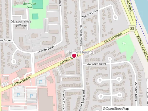 Location of Bellesmile Dentistry at 595 Carlton St Unit 26, St Catharines