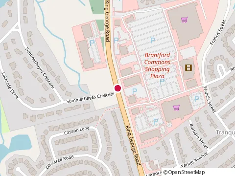Location of Brantford Mall Dental Office at C1-300 King George Rd, Brantford