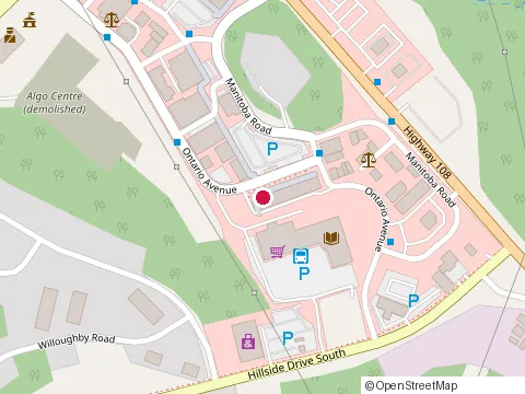 Location of Brokerlink at 9 Columbia Walk, Elliot Lake