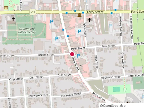 Location of C I S Income Tax Service at 6107 Main St, Niagara Falls