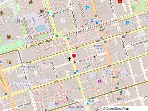 Location of Caisse Centrale Desjardin at 375 Bay St, Toronto