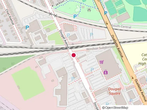 Location of Easyfinancial Services at 2430 Dougall Ave Unit 135, Windsor