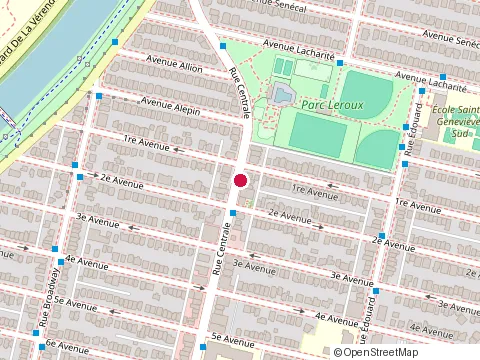 Location of Centre Dentaire Centrale at 7584 Rue Centrale, LaSalle
