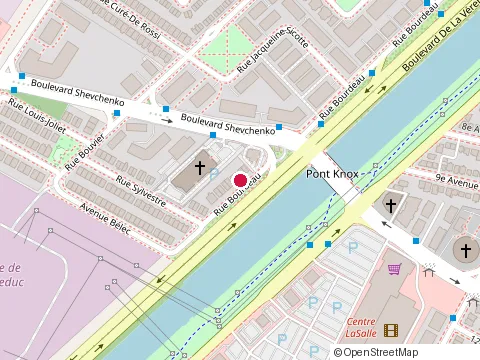 Location of Centre Dentaire Dre Nathalie Kadoch at 1010 Shevchenko Blvd, LaSalle