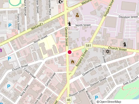 Location of Chrispy African Market at 181 Church Street, St Catharines