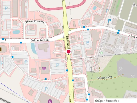Location of Chumleighs at 1201 Division St, Kingston