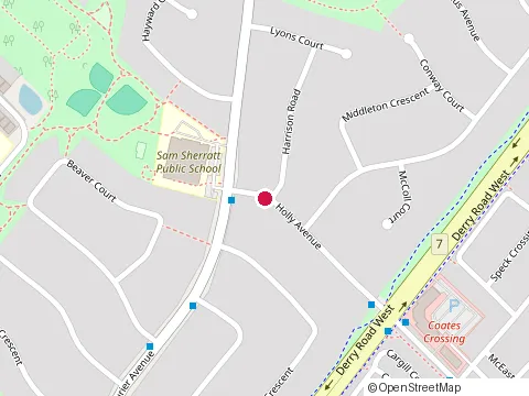 Location of Co-Operators at 621 Holly Ave, Milton