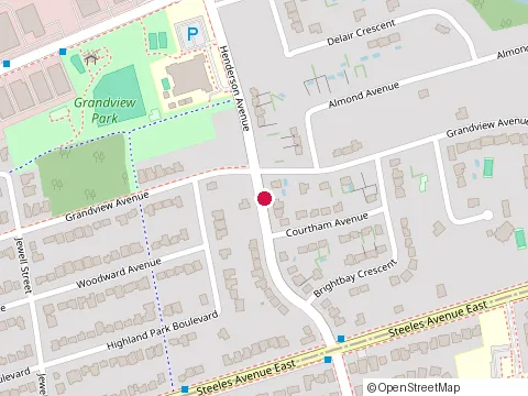 Location of Cyj Accounting at 8 Henderson Ave, Thornhill