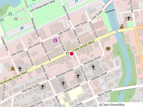 Location of Cyndy-Lou Boutique at 140 Pembroke St W, Pembroke