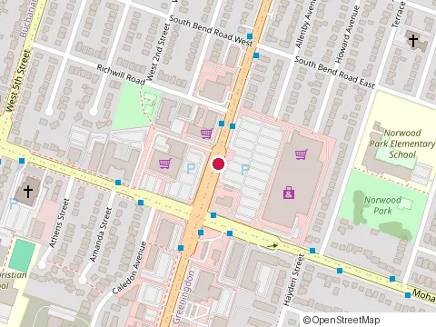 Emplacement de Metro au 751 Upper James St, Hamilton