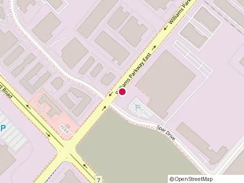 Location of Deibel Laboratories at 2053 Williams Pkwy E, Brampton