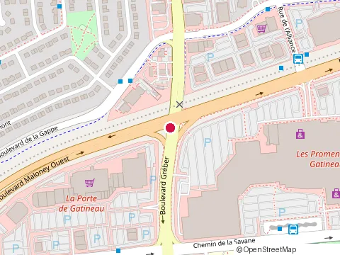 Location of Délice Sucrée at Rue de la Papetière, Gatineau