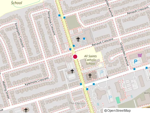 Location of Dental Denture & Implant Centre at 1436 Royal York Rd, Etobicoke