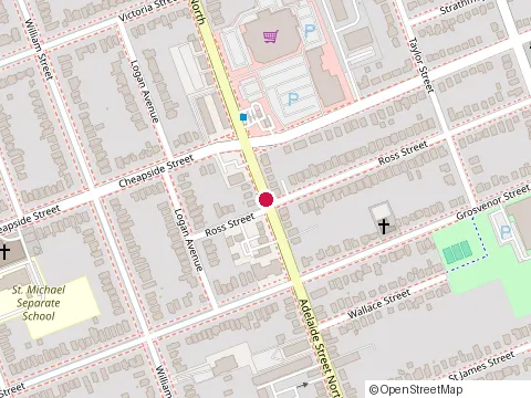 Location of Desjardins Insurance at 965 Adelaide St S, London
