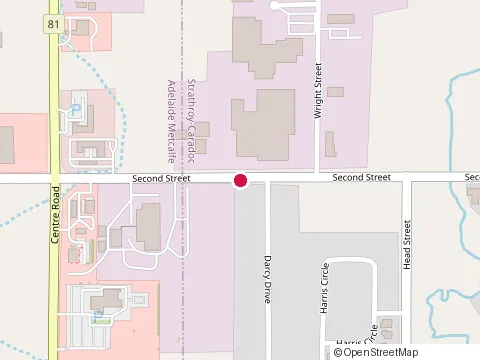 Location of Pita Pit Strathroy at 9 Second St Unit 1, Strathroy