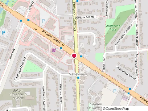 Location of Dr. Park Family Dentistry at 1412 Princess St Unit 101B, Kingston
