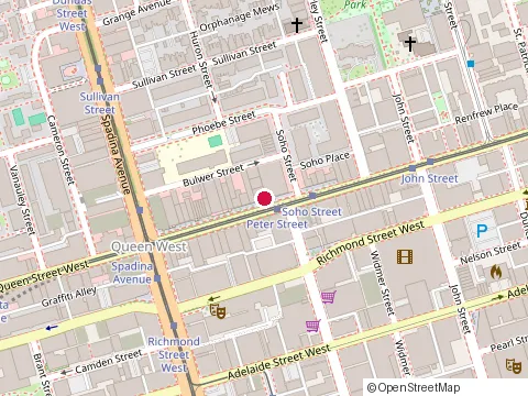 Location of Esprit - Toronto at 326 Queen St W, Toronto