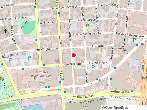 Location of Euphoria Hair Salon And Spa at 44 Rue Saint-Jacques, Gatineau