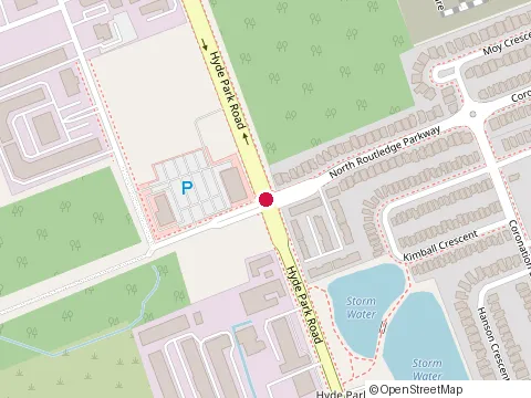 Location of Urban Barn London Hyde Park at 1965 Hyde Park Rd, London