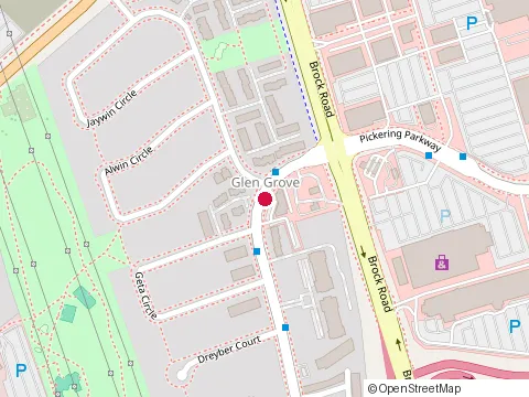 Location of Flower Laundromat at 1691 Pickering Pkwy, Pickering