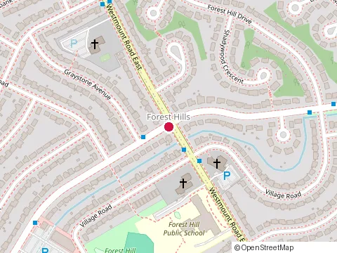 Location of Forest Hill Family Dental at 395 Greenbrook Dr Suite 26, Kitchener