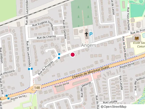 Location of Friterie 1155 (la) at 1155 Chemin de Montréal O, Gatineau