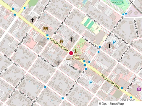 Location of Altima Cambridge Dental Centre at 668 King St E, Cambridge