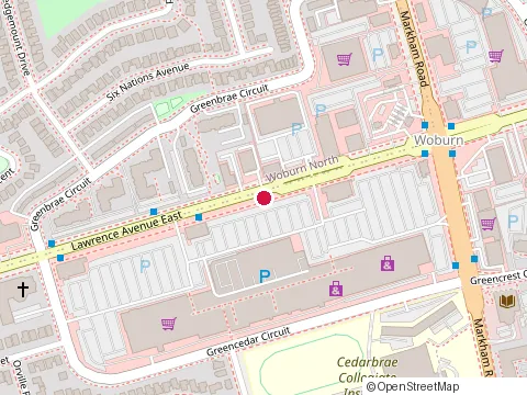 Location of Altima Cedarbrae Dental Centre at 3451A Lawrence Avenue East, Scarborough
