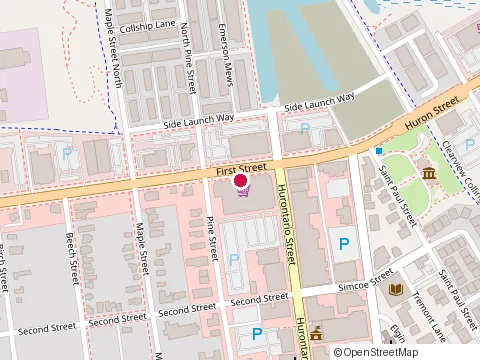 Location of Georgian Life at 1 First St Suite 220, Collingwood