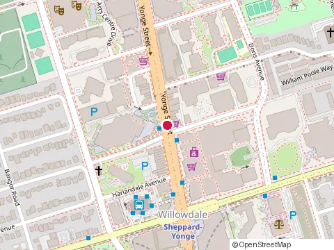 Location of Great-West Life Assurance Co at 4881 Yonge Street, North York