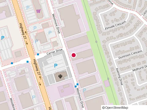 Location of Gta Tech Hub at 127 Westmore Dr, Etobicoke