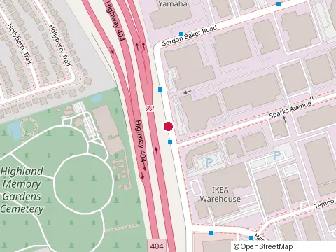 Location of Hatitac Inc at 716 Gordon Baker Rd Suite 217 North, North York