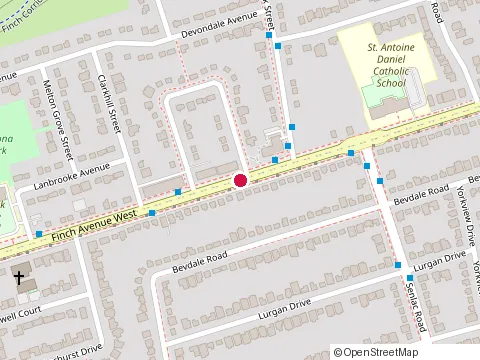 Location of Haven Brews at 222 Finch Ave W Unit 101, Toronto