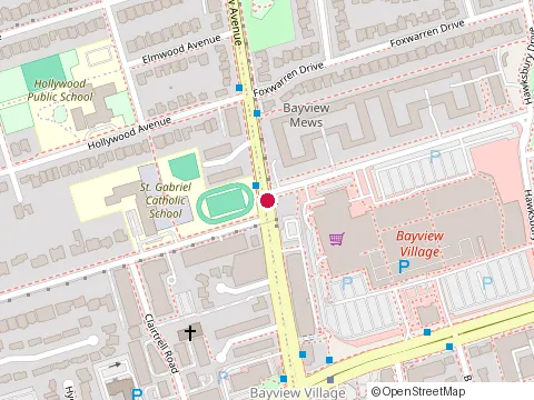 Location of Chapters at 132-2901 Bayview Ave, North York