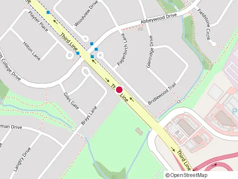 Location of Hune Kaye Dental Group at 1540 North Service Rd W, Oakville
