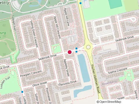 Location of Huron Park Dental&Eyecare Centre at 125 Seabrook Dr, Kitchener