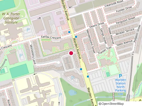 Location of I Medias at Warden Avenue, Scarborough