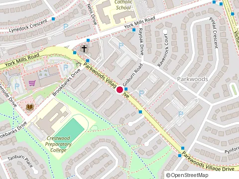 Location of Imh70 Parkwoods Village Ltd at 70 Parkwoods Village Dr Inter, North York