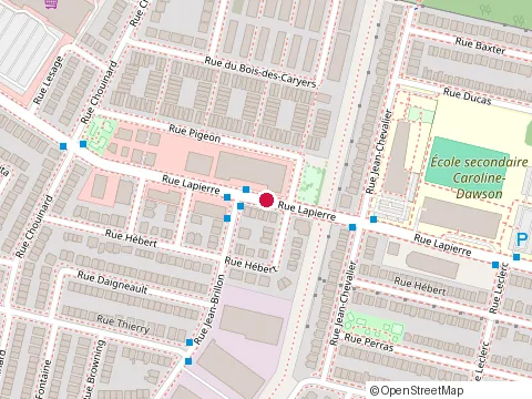 Location of Indian Tandoori Pizza at 2038 Rue Lapierre, LaSalle
